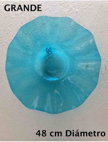 Plato  Pared GRANDE Aguamarina